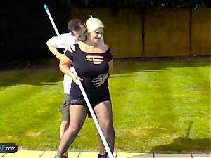 AgedLovE Lacey Starr banging Poolboy xxx
