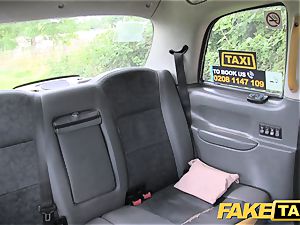 fake taxi Golden douche for hot lady followed rectal bang-out